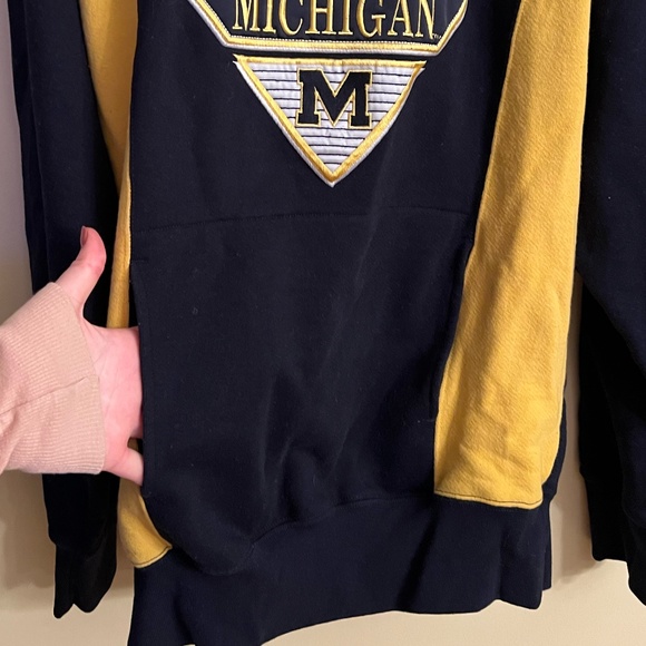 Michigan Wolverines Embroidered Sweatshirt - Picture 4 of 4